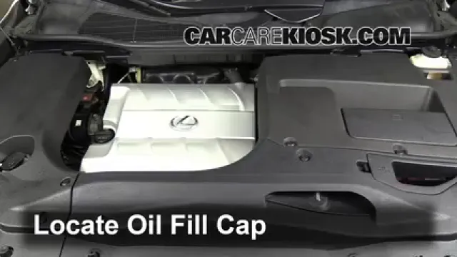 2010 Lexus RX350 3.5L V6 Huile Ajouter de l'huile